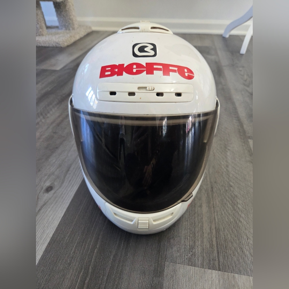 Bieffe Full-Face Motorcycle Helmet (Large) – Kawasaki - Made In ITALY
